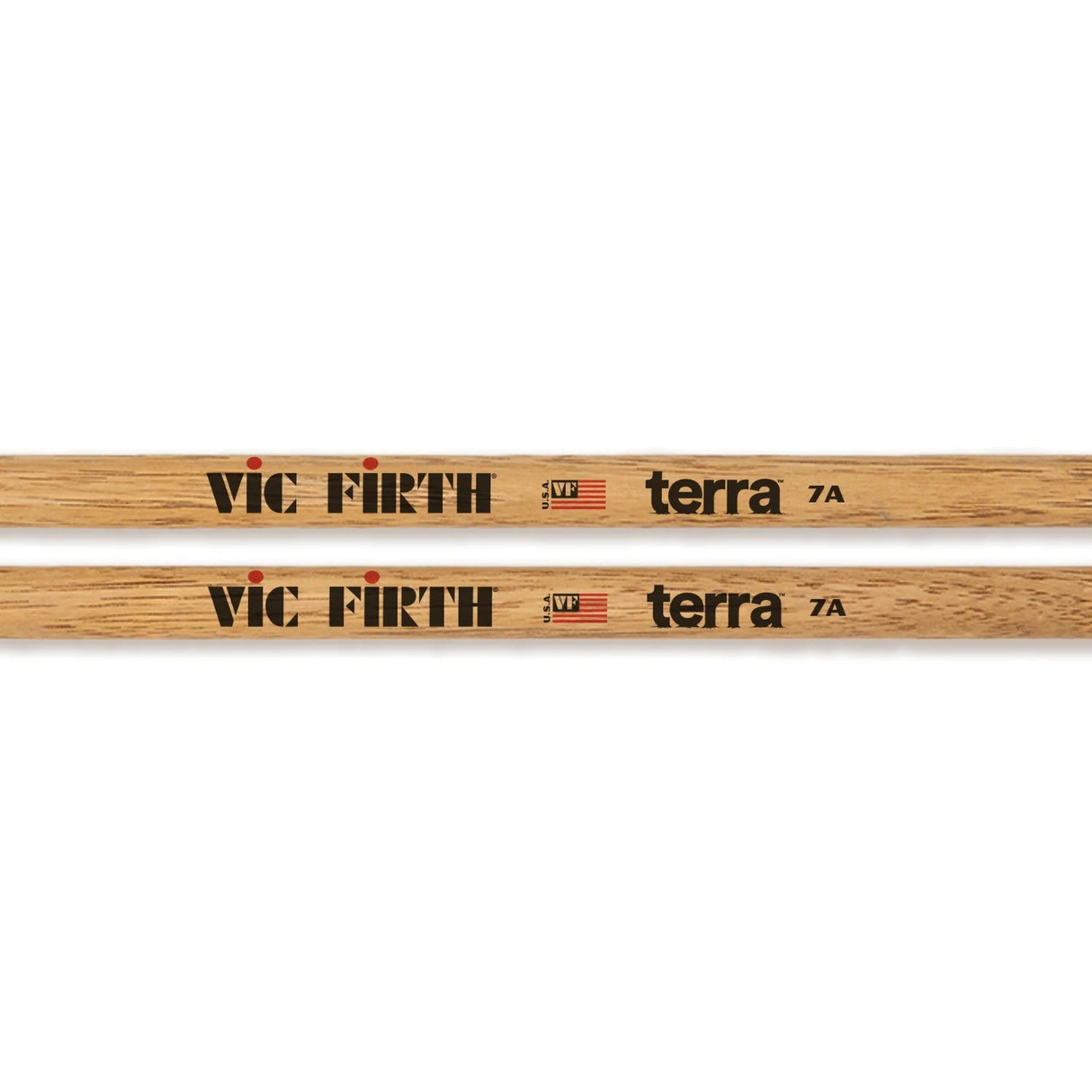 Vic Firth American Classic 7AT Terra Series Drumsticks with Wood Tip - 4 Pairs