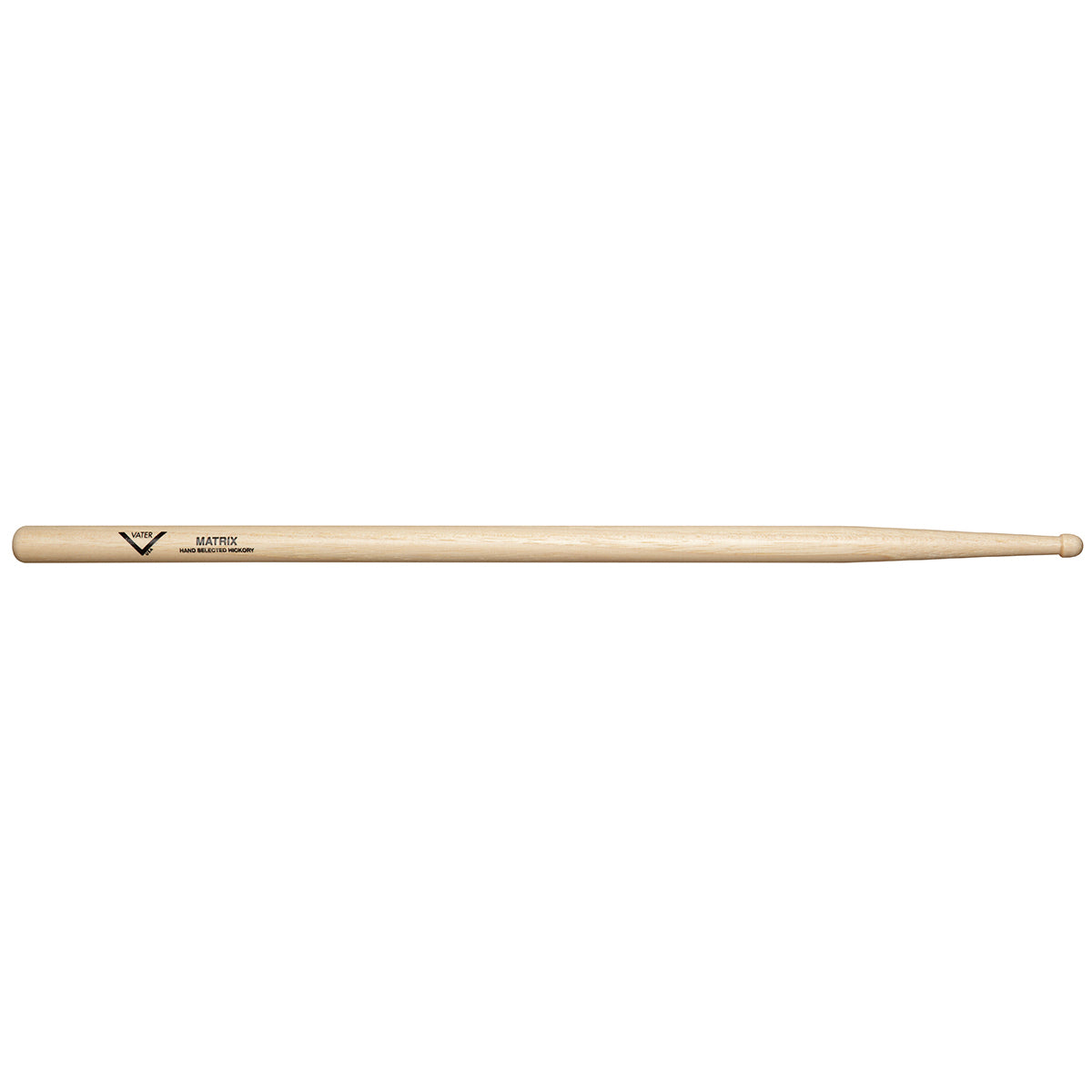 Vater American Hickory Drumsticks - Matrix - Wood Tip
