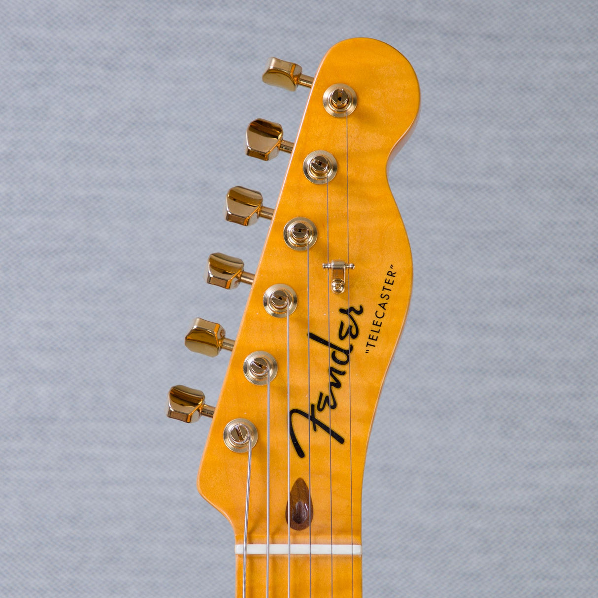 Fender Custom Shop Limited Edition Deluxe AAA Flame Custom Deluxe Telecaster Electric Guitar - Sunset Orange Transparent - #CZ590116