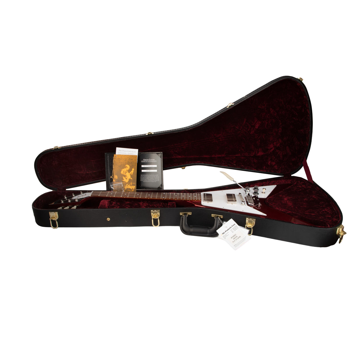 Gibson Custom Shop 1967 Mahogany Flying V with Vibrola, Gloss Finish - Sparkling Burgundy - #101027