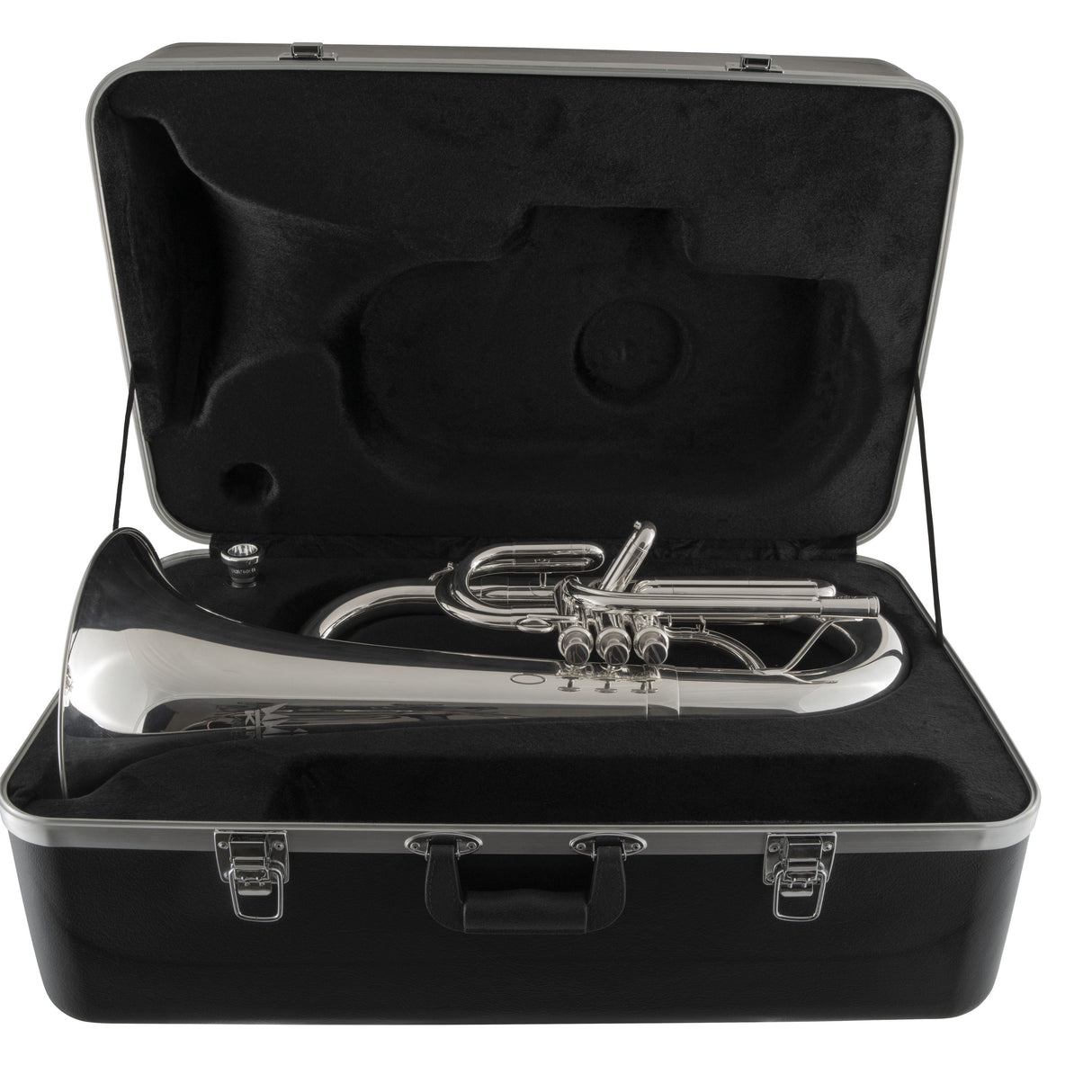 King KME411S Performance Marching Euphonium - Silver-Plated