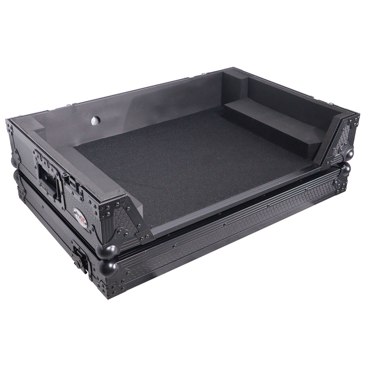 ProX XS-XDJRX3WBL ATA Flight Case with 1U Rack Space and Wheel - Black