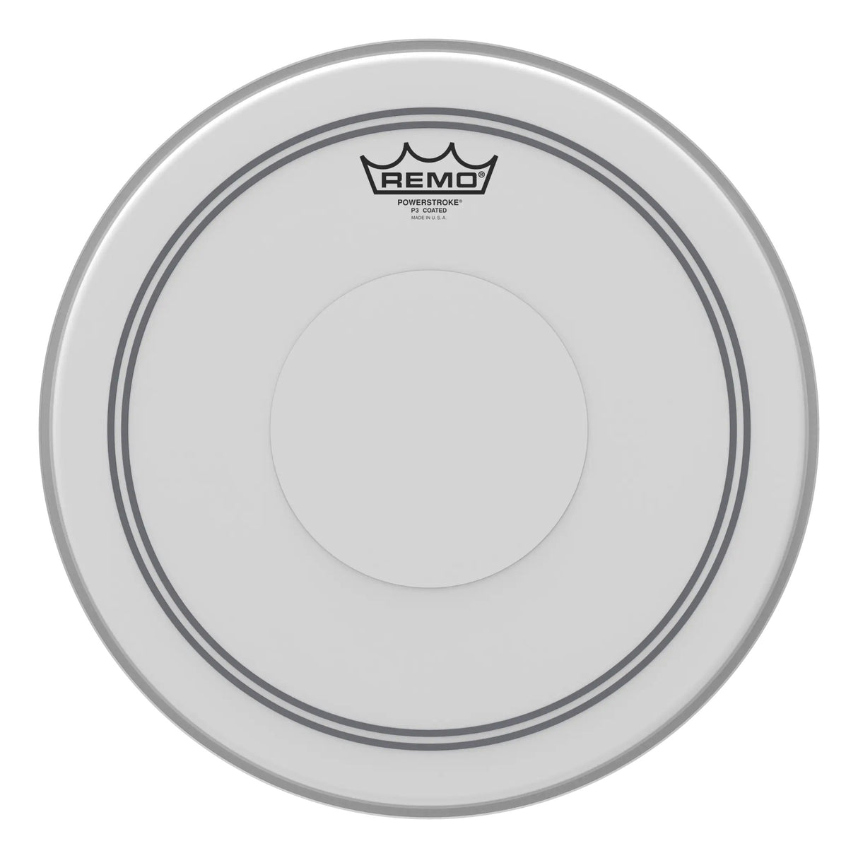 Remo 12-Inch Coated Powerstroke 3 Drum Head - Top Clear Dot - New,12 Inch