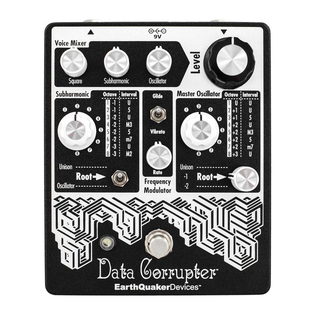 EarthQuaker Devices Data Corrupter Modulated Monophonic Harmonizing PLL Pedal