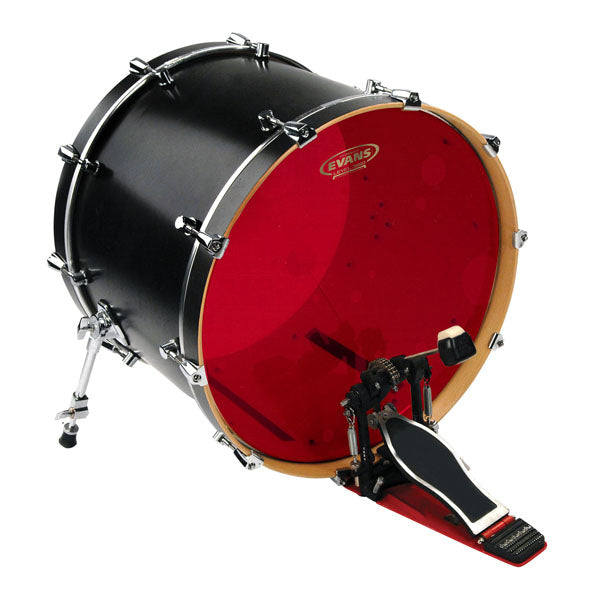 Evans BD22HR 22-Inch Hydraulic Red Bass Drum Head