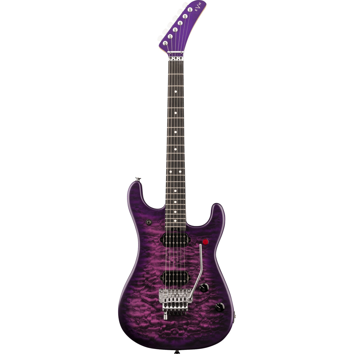 EVH 5150 Series Deluxe QM Electric Guitar, Ebony Fingerboard, Purple Daze - Open Box, Mint