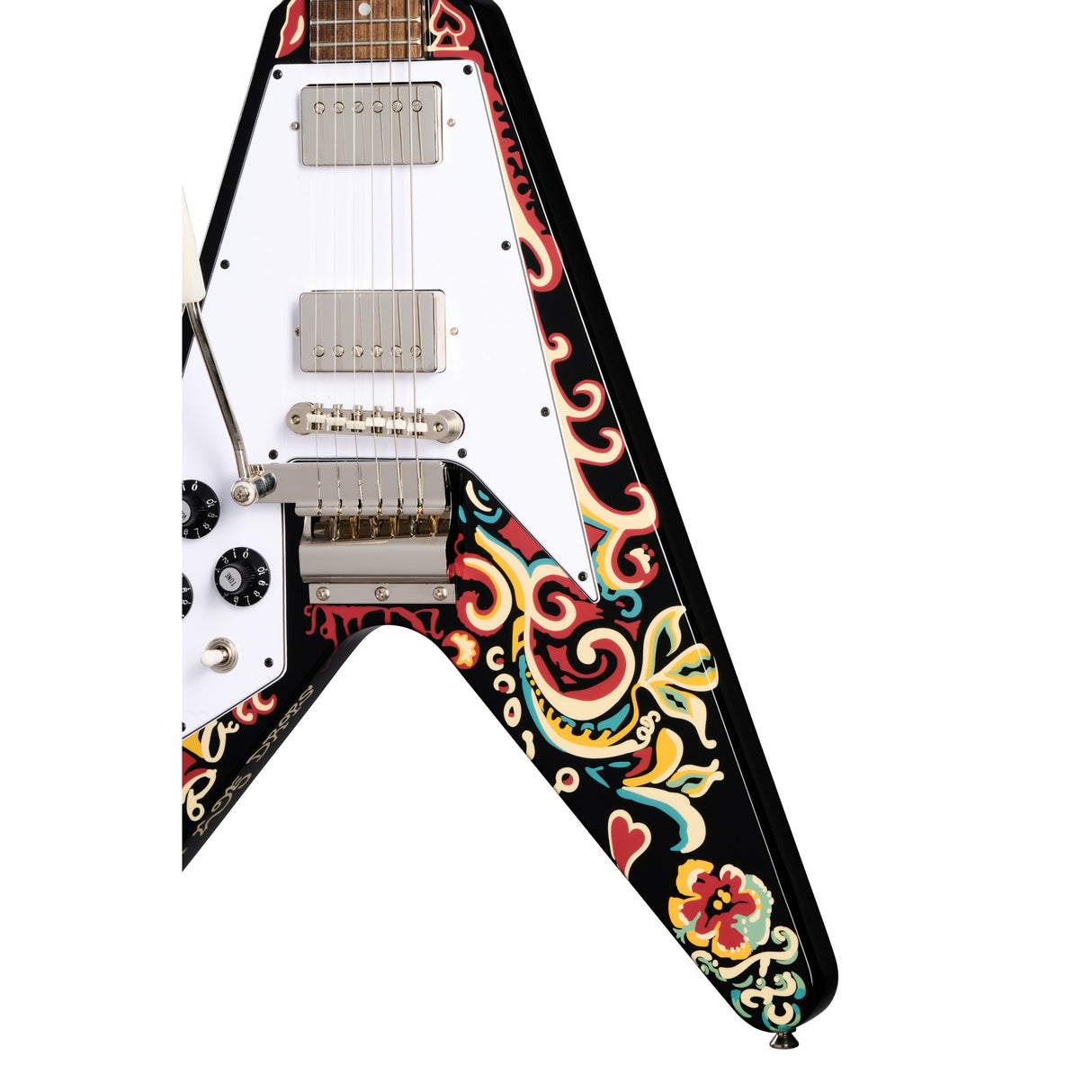 Epiphone Jimi Hendrix "Love Drops" Left-Handed Flying V Electric Guitar
