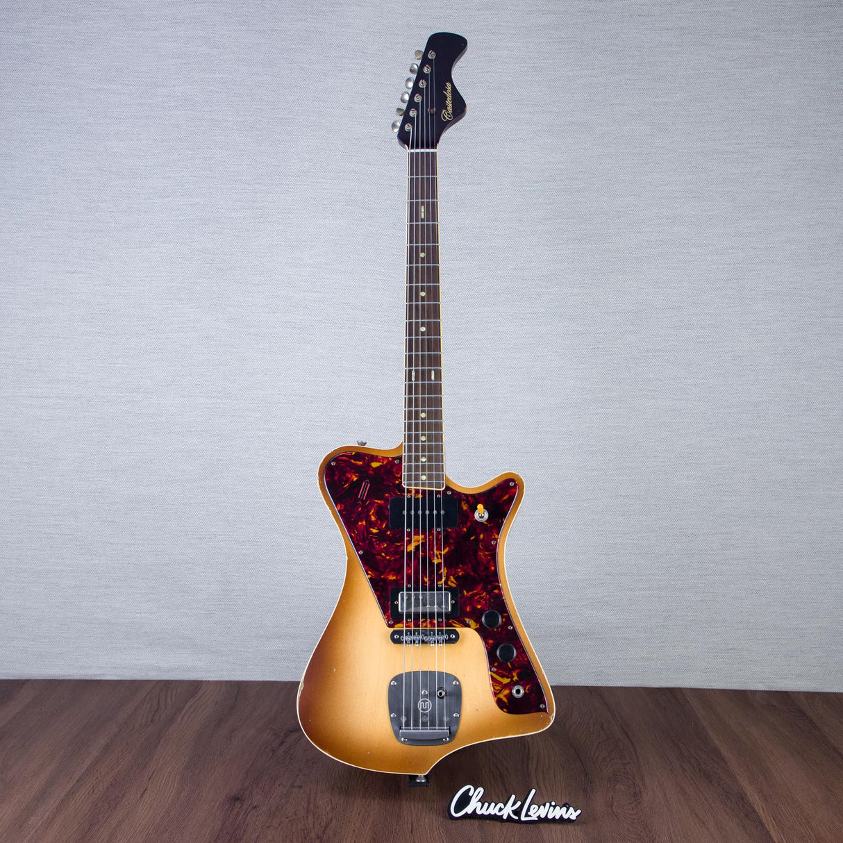 Castedosa The Halcon Baritone Electric Guitar - Aged Burnt Toast Marshmallow - #359