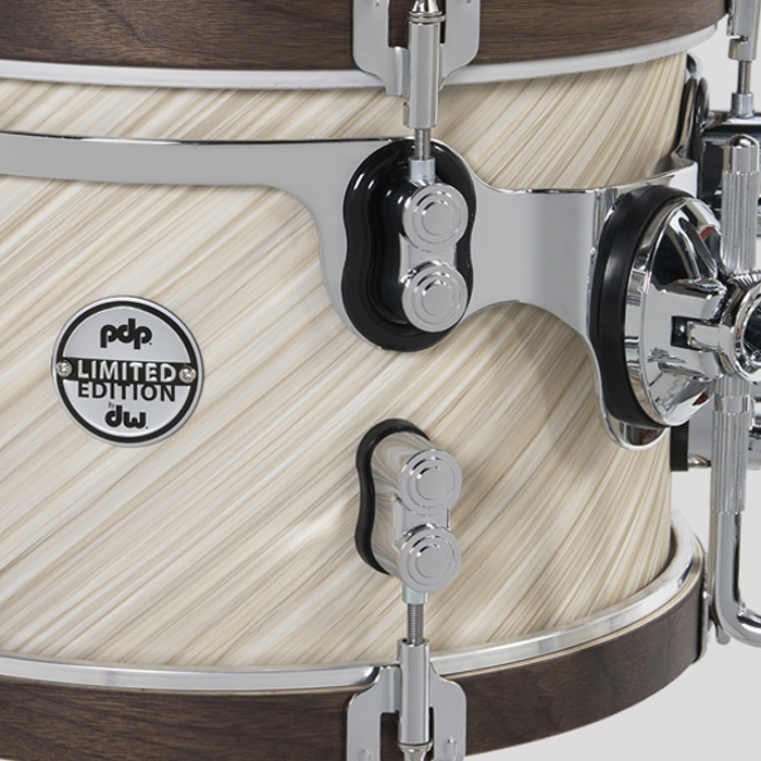 PDP Limited Edition 3-Piece Shell Pack - Twisted Ivory, Walnut Hoops