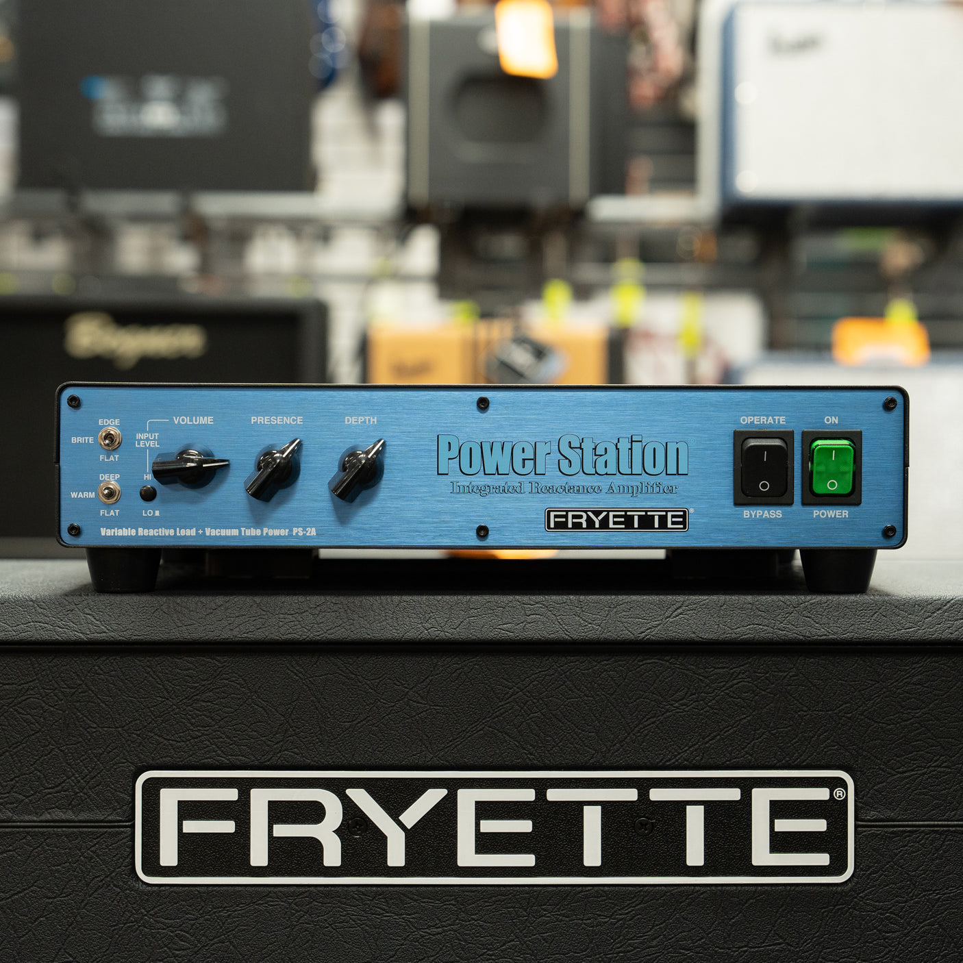 Fryette PS-2A Power Station - Reactive Load with 50W Re-Amp (Attenuator) Sapphire Blue Panel - CHUCKSCLUSIVE 65th Anniversary Edition - New