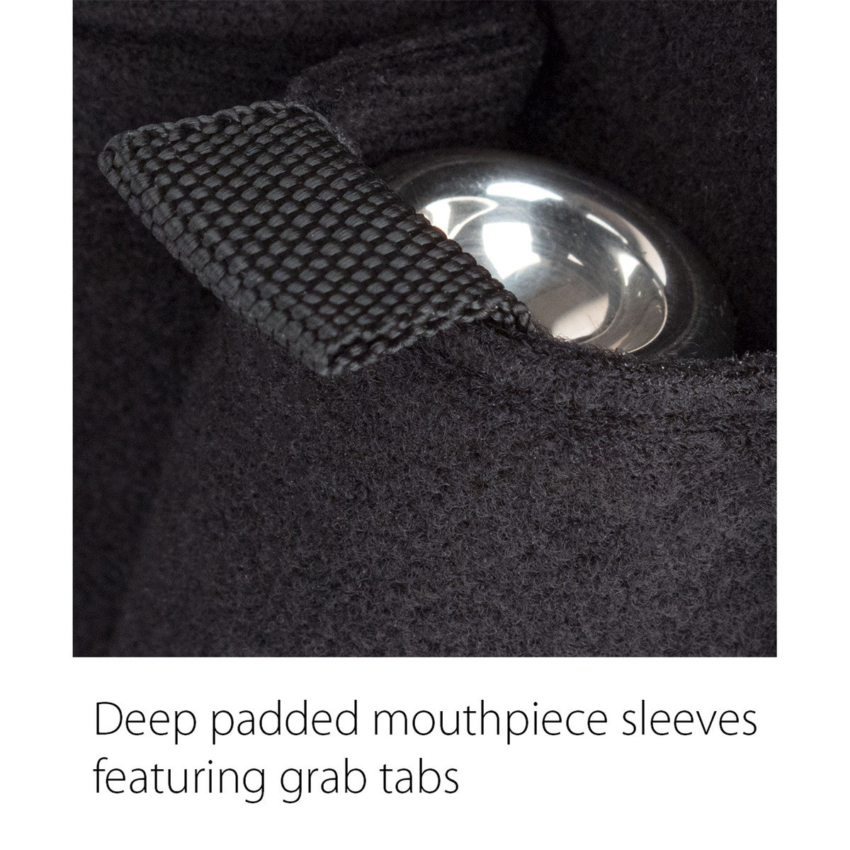 Protec A219ZIP Nylon 3-Piece Trumpet Mouthpiece Pouch with Zipper