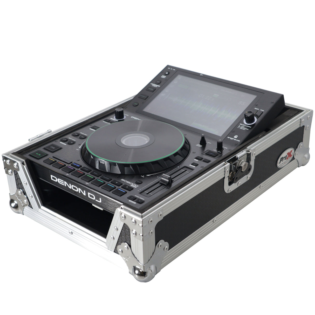 ProX XS-CD Flight Case for Pioneer CDJ-3000 DJS-1000 Denon SC6000 PRIME Large Format CD-Media Player