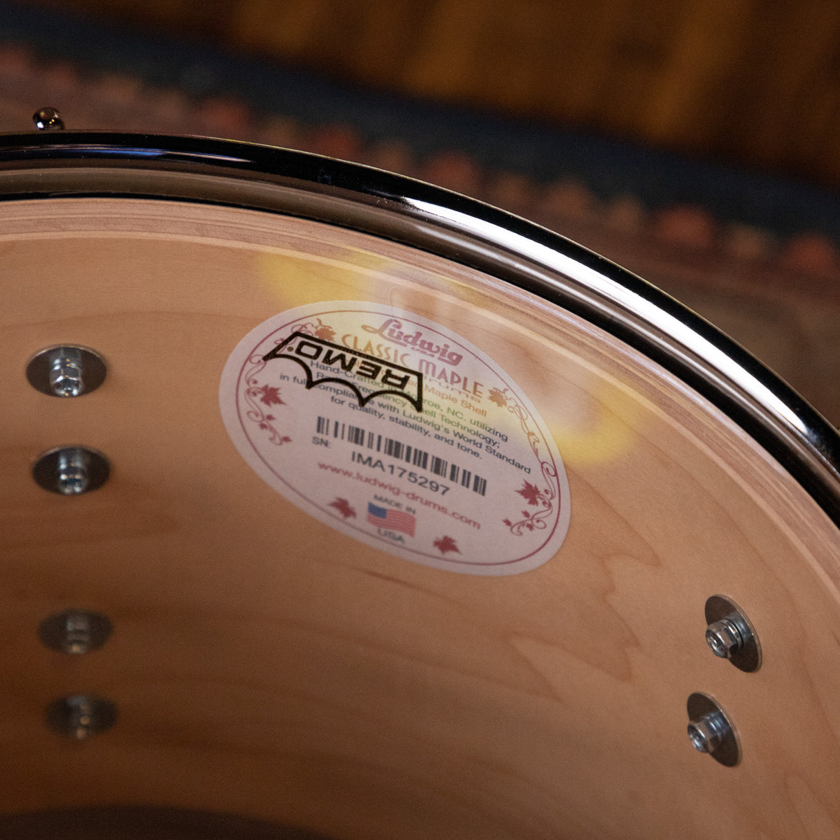 Ludwig Classic Maple 3-Piece Jazzette Outfit Shell Pack - Blue Sparkle