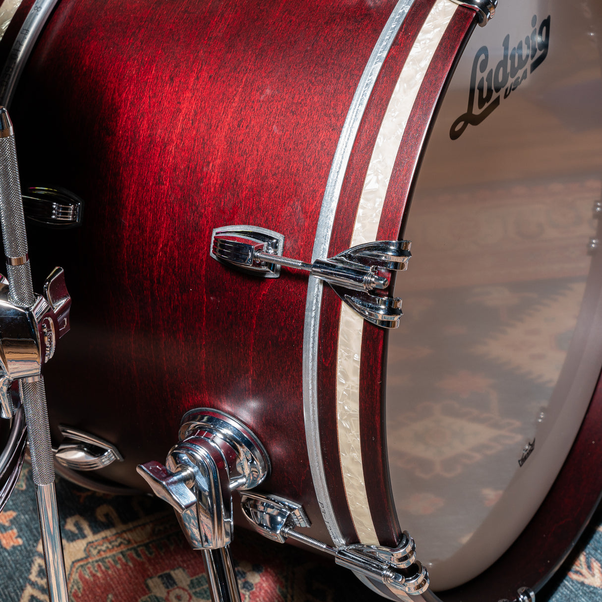 Ludwig Classic Maple 3-Piece Shell Pack with 20-inch Kick - Cherry Satin