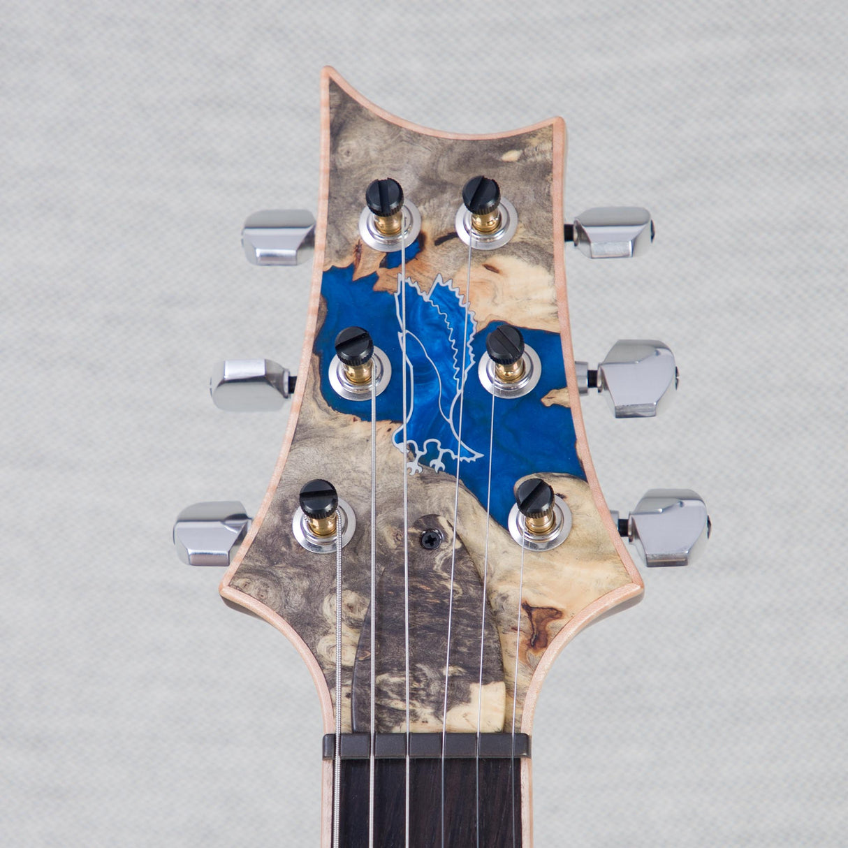 PRS Private Stock McCarty 594 Buck-Eye Burl/Azure Blue Resin Electric Guitar - #250415610