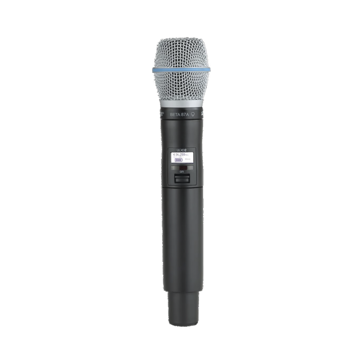 Shure ULXD2/B87A Digital Handheld Wireless Microphone Transmitter with Beta 87A Capsule - G57 Wideband