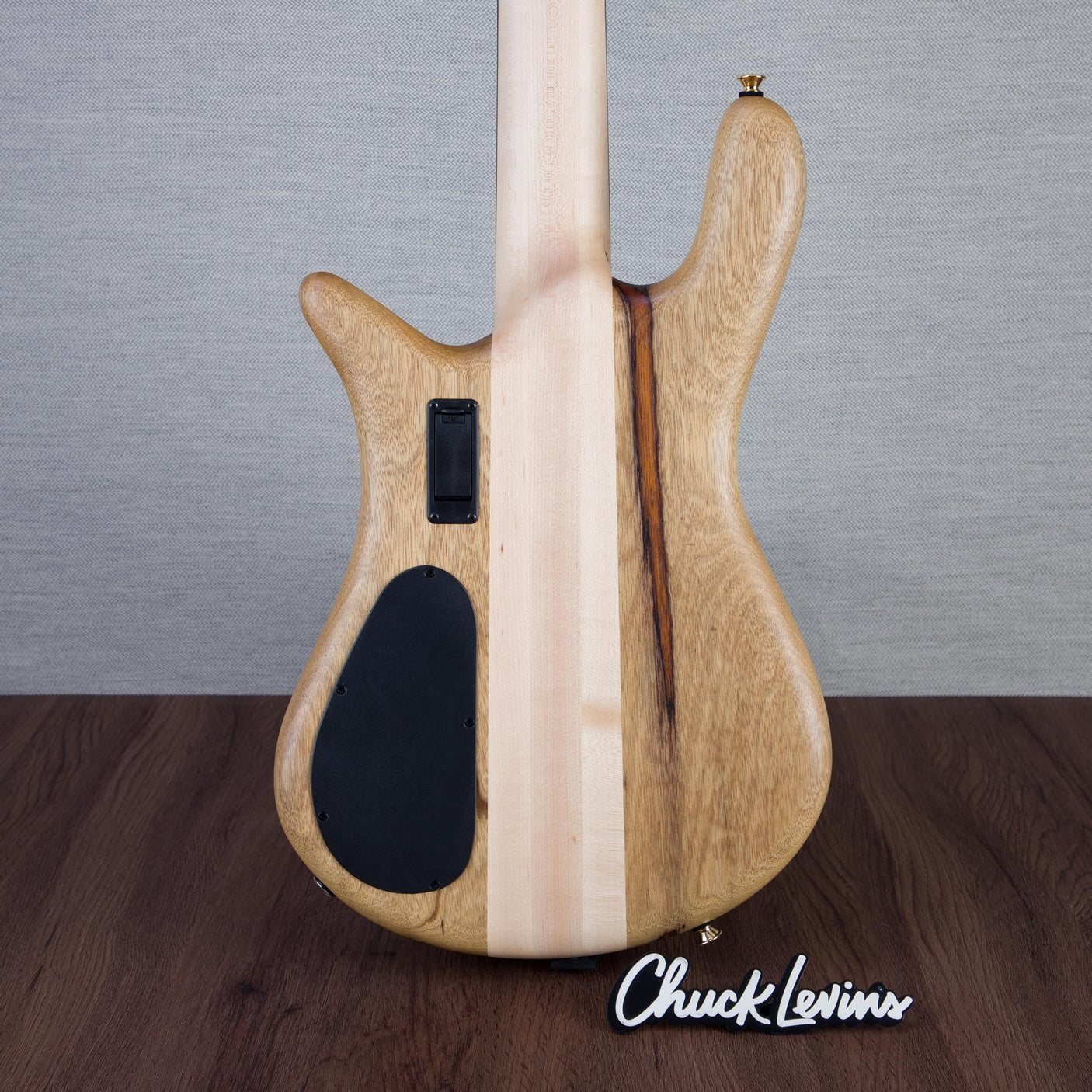 Spector Euro 5 LT Solid Korina Wings 5-String Electric Bass Guitar - Natural Satin - CHUCKSCLUSIVE - #NB23464