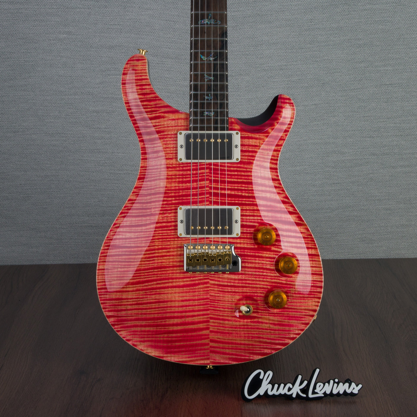 PRS Wood Library DGT Electric Guitar - Private Stock Salmon with McCarty Tobbaco Tone Back - CHUCKSCLUSIVE - #240385595