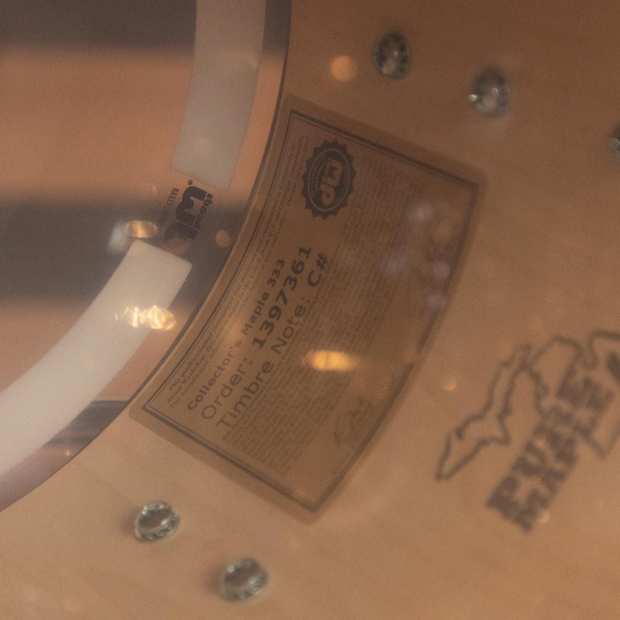 DW Collector's Series 333 4-Piece Shell Pack with 22-Inch Kick - FP - Black Oyster Glass