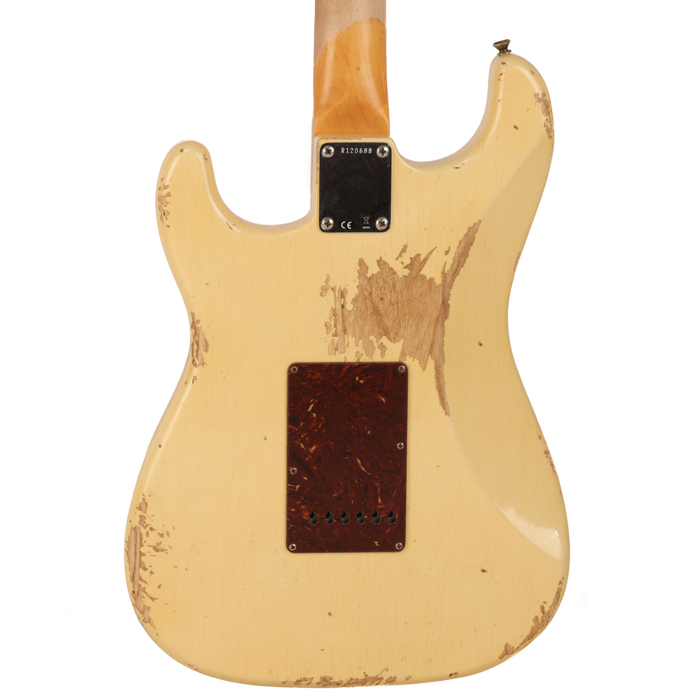 Fender Custom Shop 1962 Stratocaster Heavy Relic Guitar - Aged Vintage White - CHUCKSCLUSIVE - #R120688