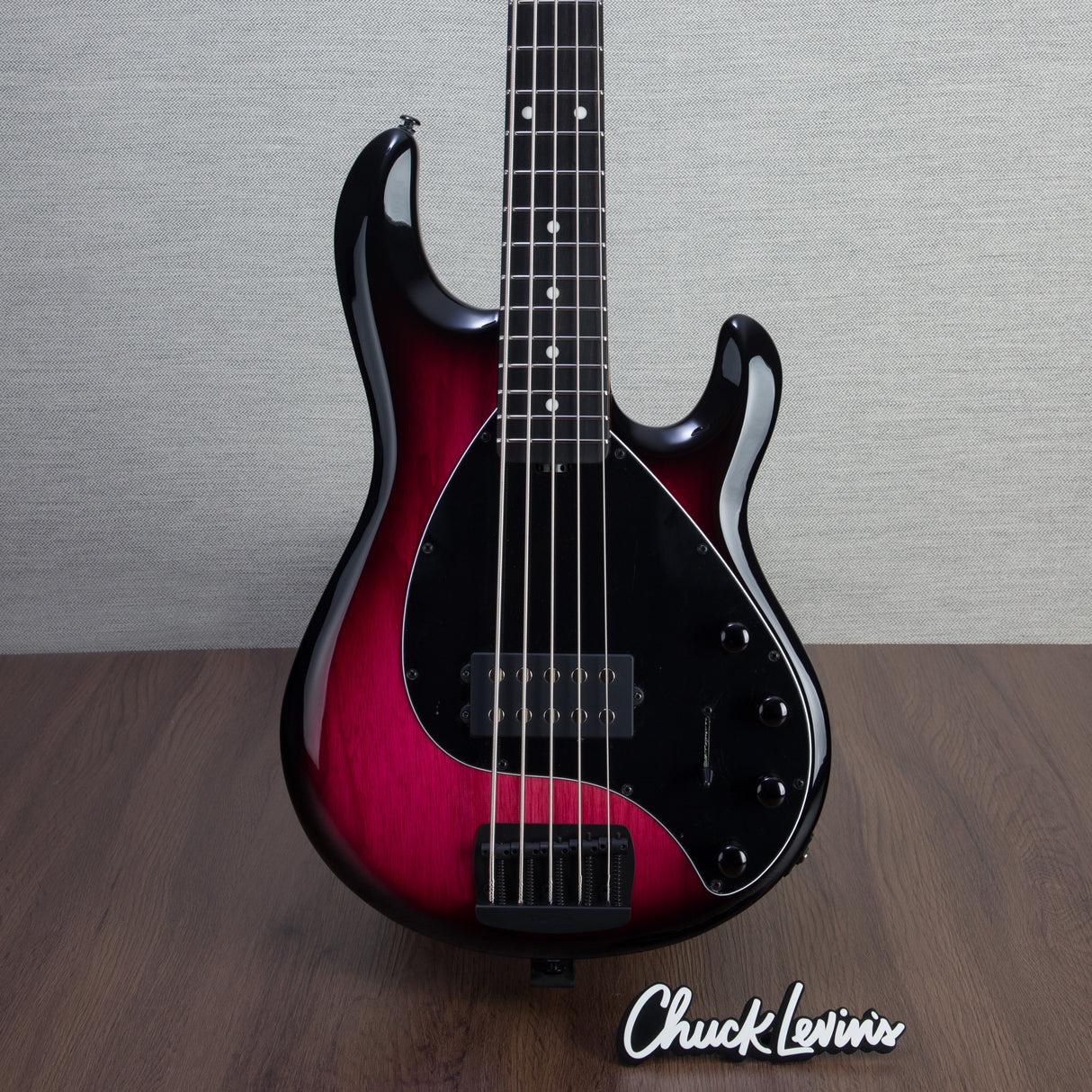 Music Man StingRay Special 5-String Bass Guitar - Raspberry Burst - #K00853
