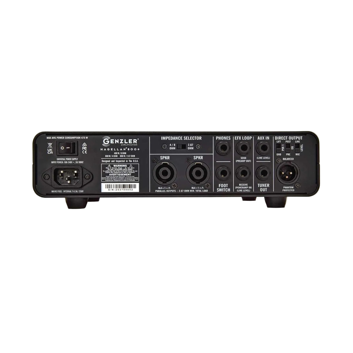 Genzler MG-800+ Magellan 800W Bass Amplifier - New