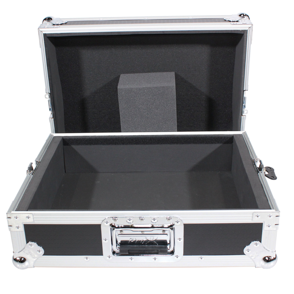 ProX T-TT Universal Turntable Case for SL1200-PLX1000 - Black and Silver - New