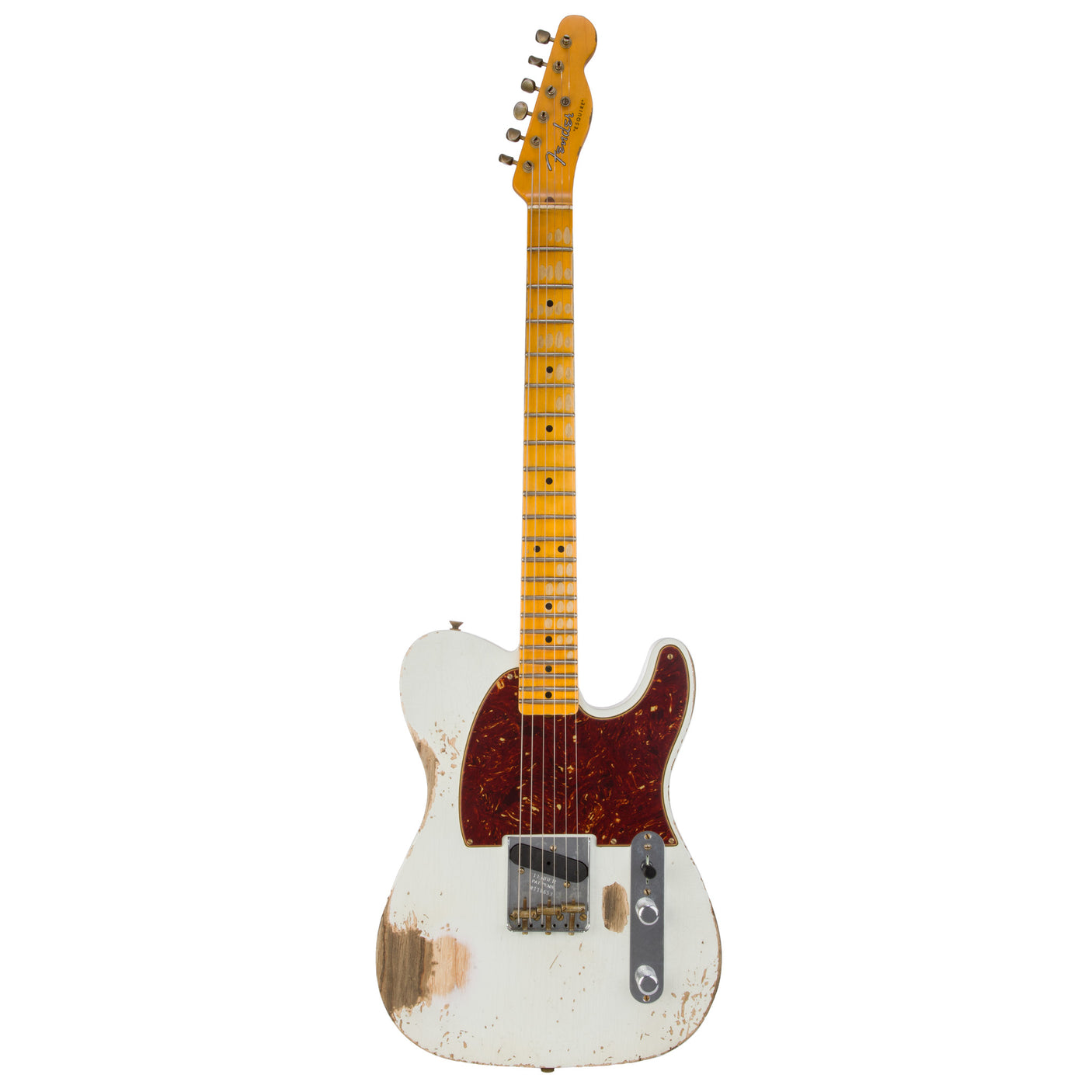 Fender Custom Shop 1950 Esquire Heavy Relic Guitar - Aged Olympic White - CHUCKSCLUSIVE - #R118653