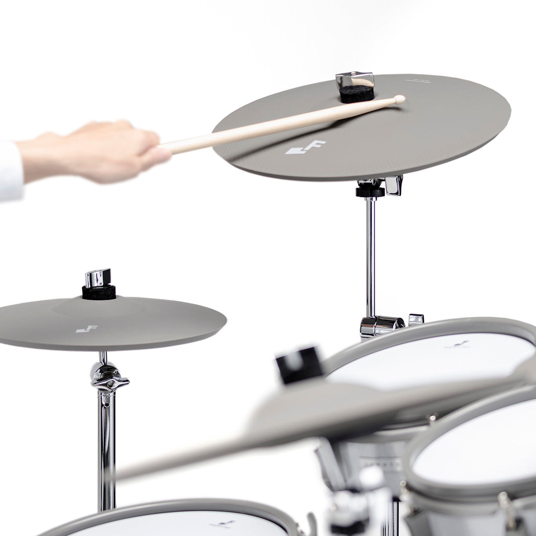 EFNOTE 3 5-Piece Electronic Drum Kit With Cymbal Pads - White Sparkle