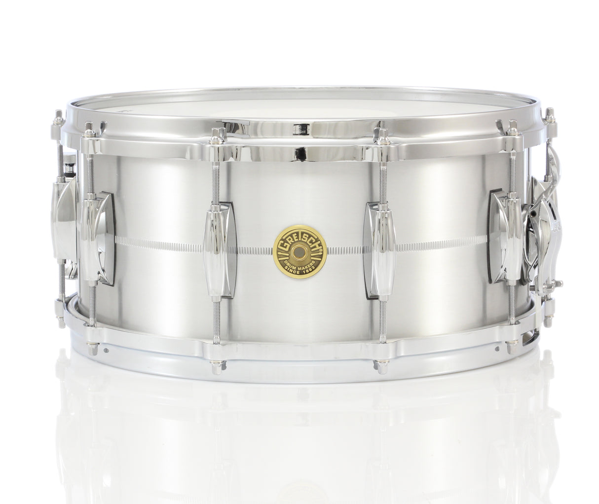 Gretsch USA Custom 6.5x14 Solid Aluminum Snare Drum