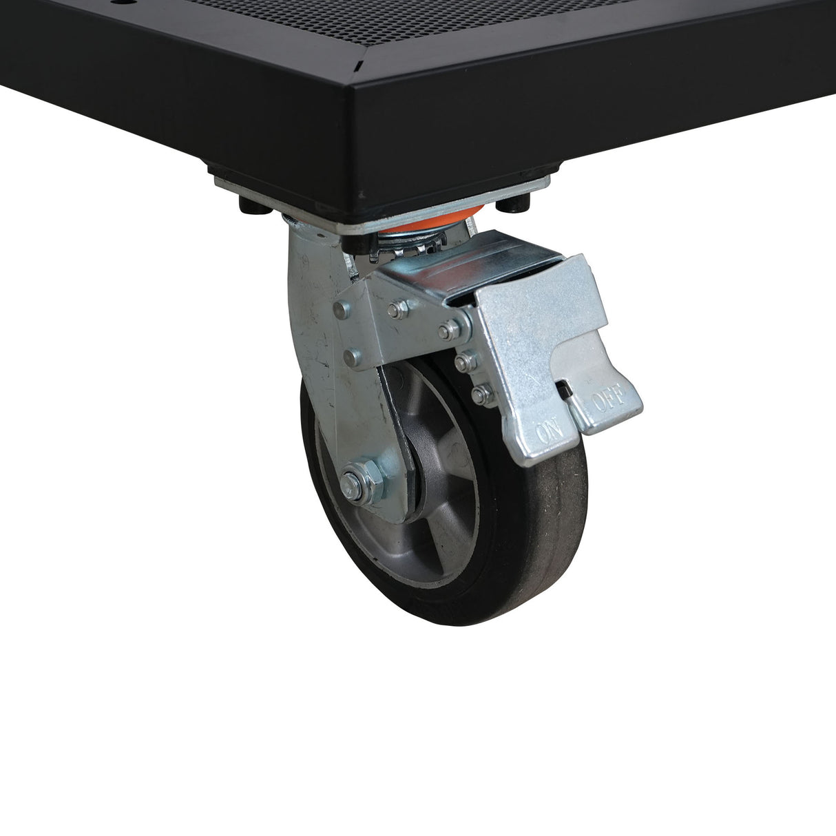 ProX X-BeatWagon Professional Mobile DJ Rolling Workstation with Adjustable Shelf