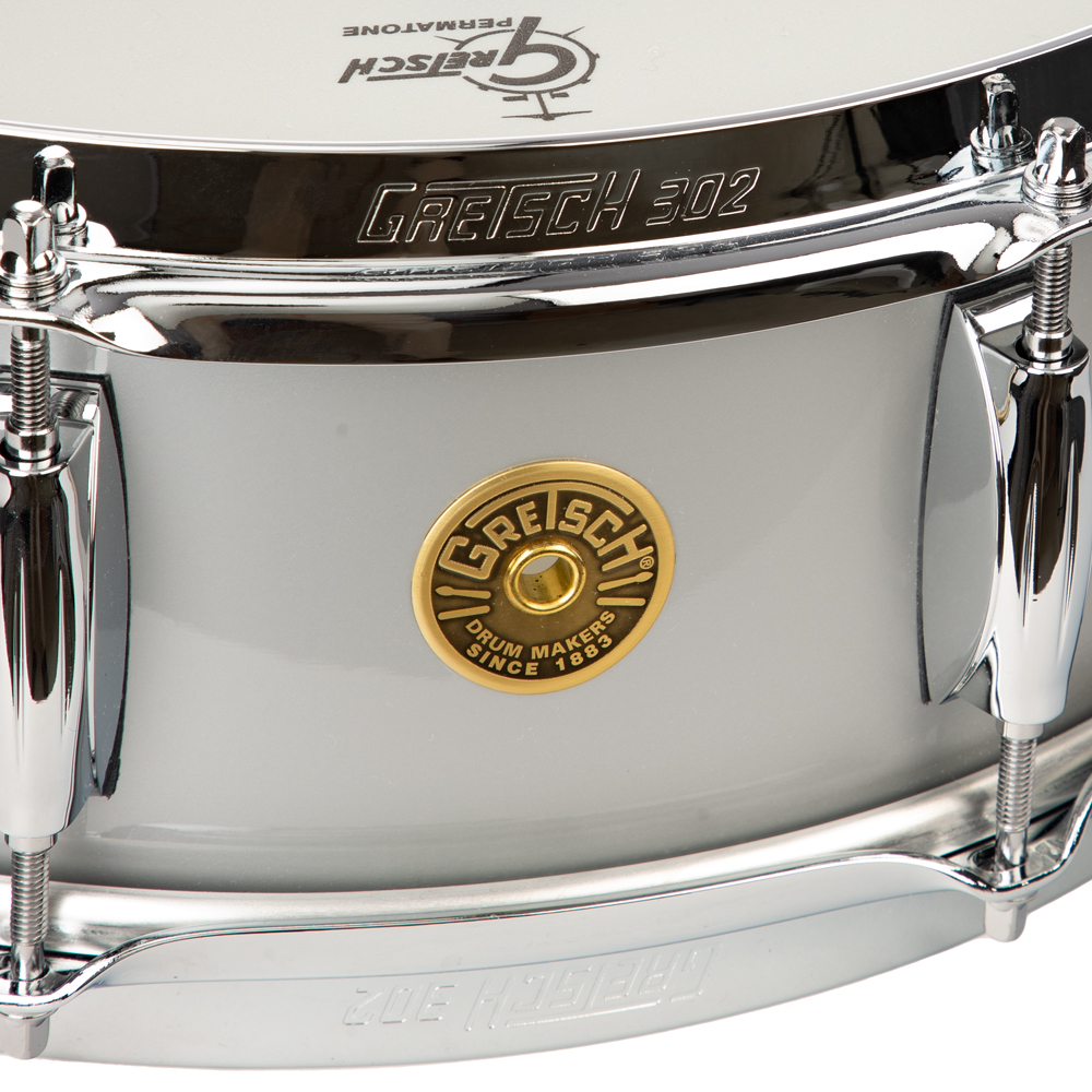 Gretsch Broadkaster 5x14 Snare Drum - Silver Mist Gloss