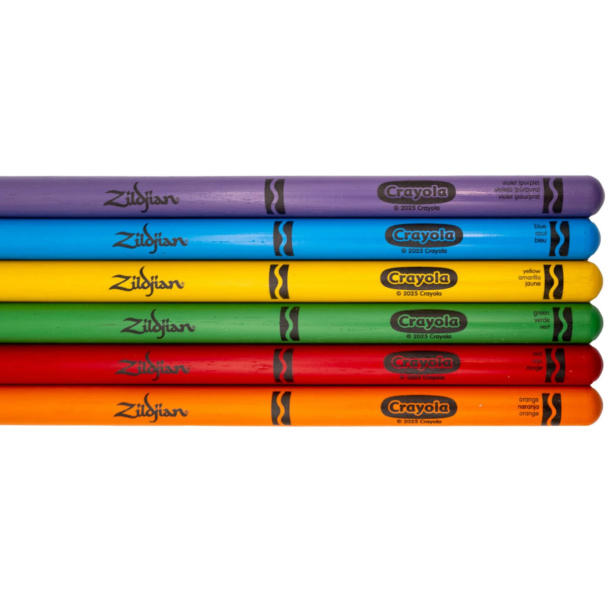 Zildjian x Crayola Pack Kids Drumsticks Set - Multicolored