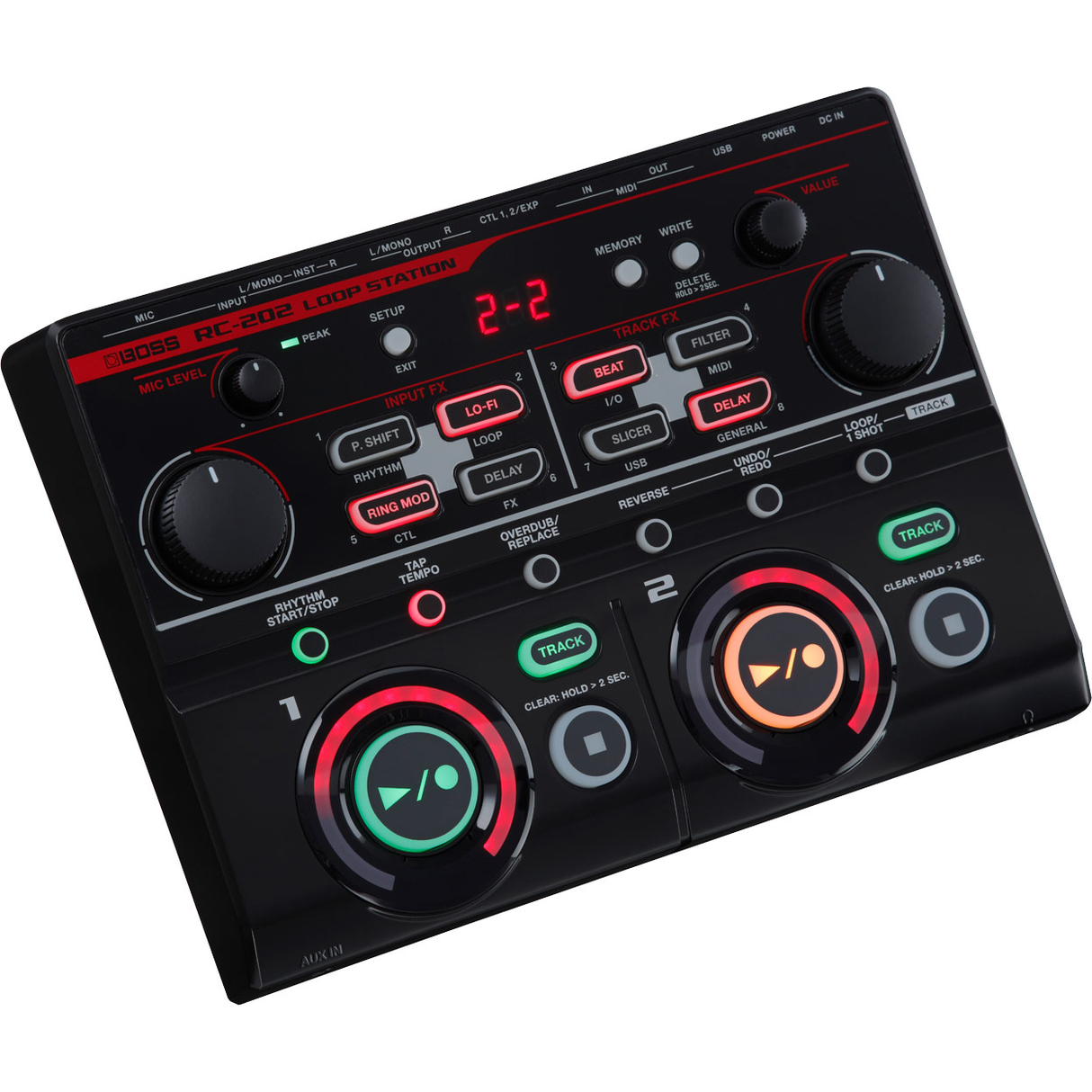 Boss RC-202 Two Track Desktop Loop Station - New