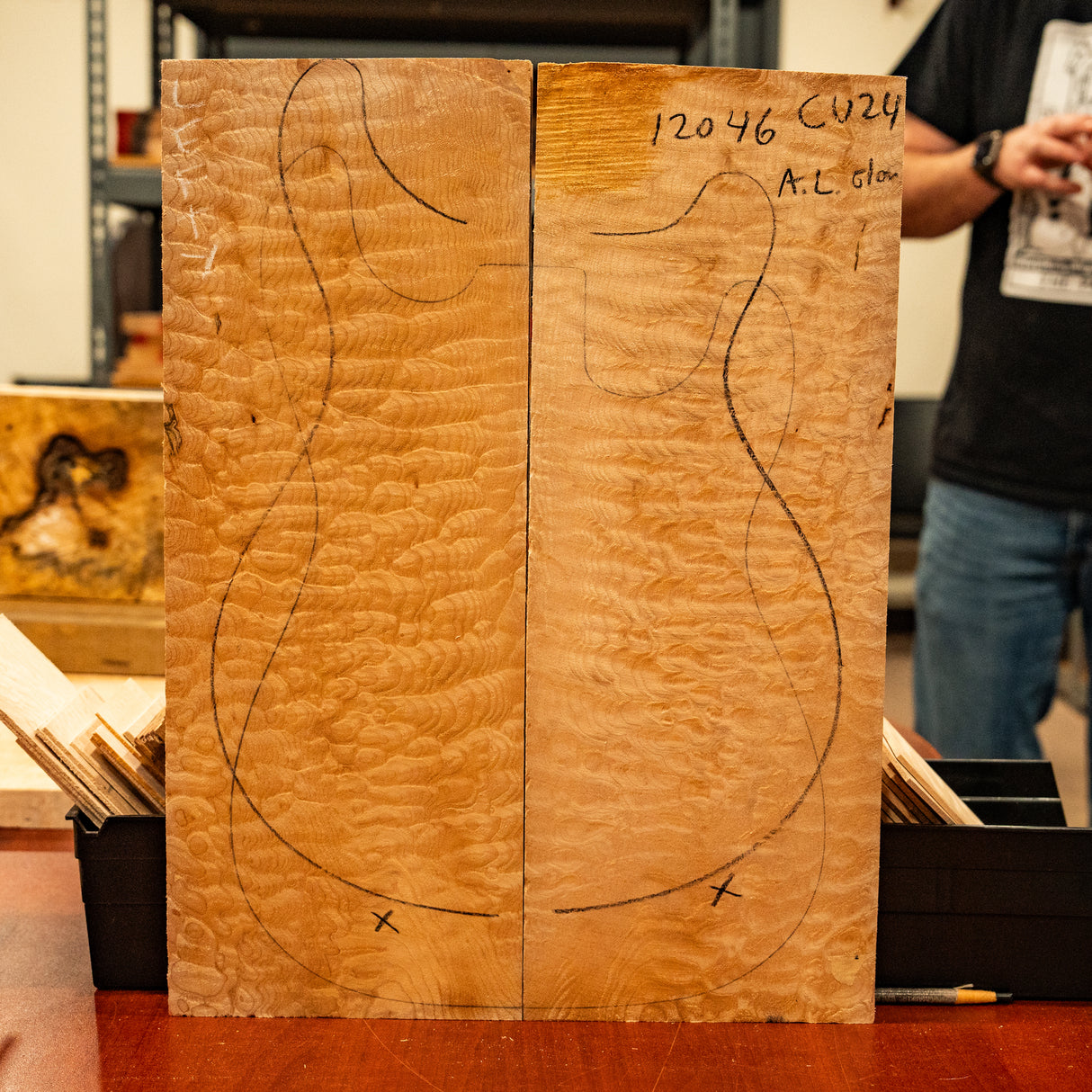 PRS Private Stock Custom 24 Electric Guitar - Red Blood Glow - #0411375