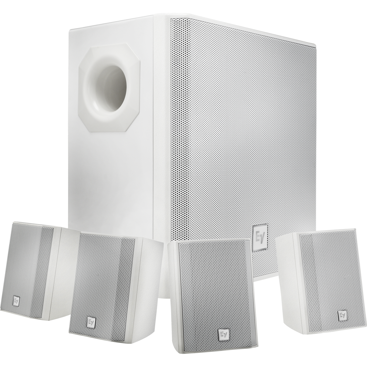 Electro-Voice EVID-S44 Wall Mount Speaker System Package - White