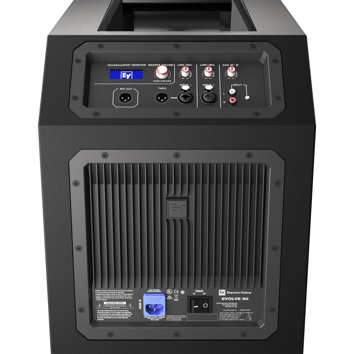 Electro-Voice Evolve 50 Portable Column PA System - Black - Mint, Open Box