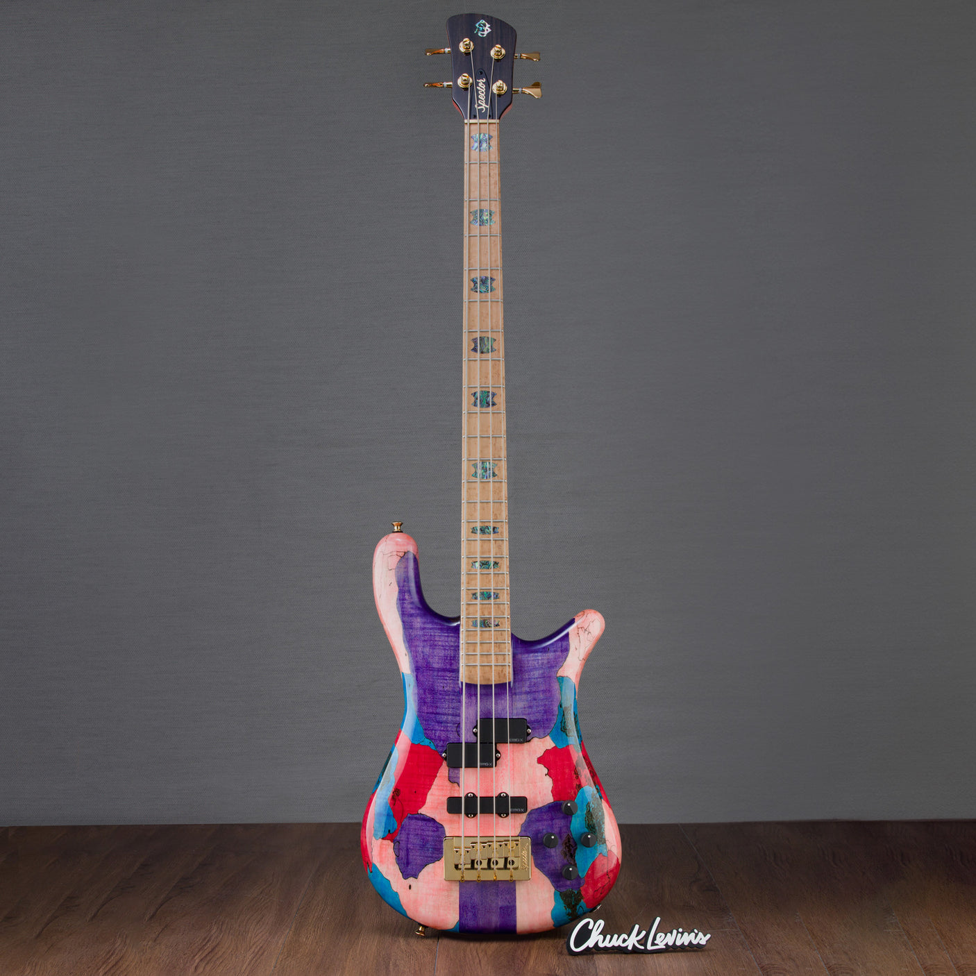 Spector USA Custom NS2 Bass Guitar - Abstract - CHUCKSCLUSIVE - #1490
