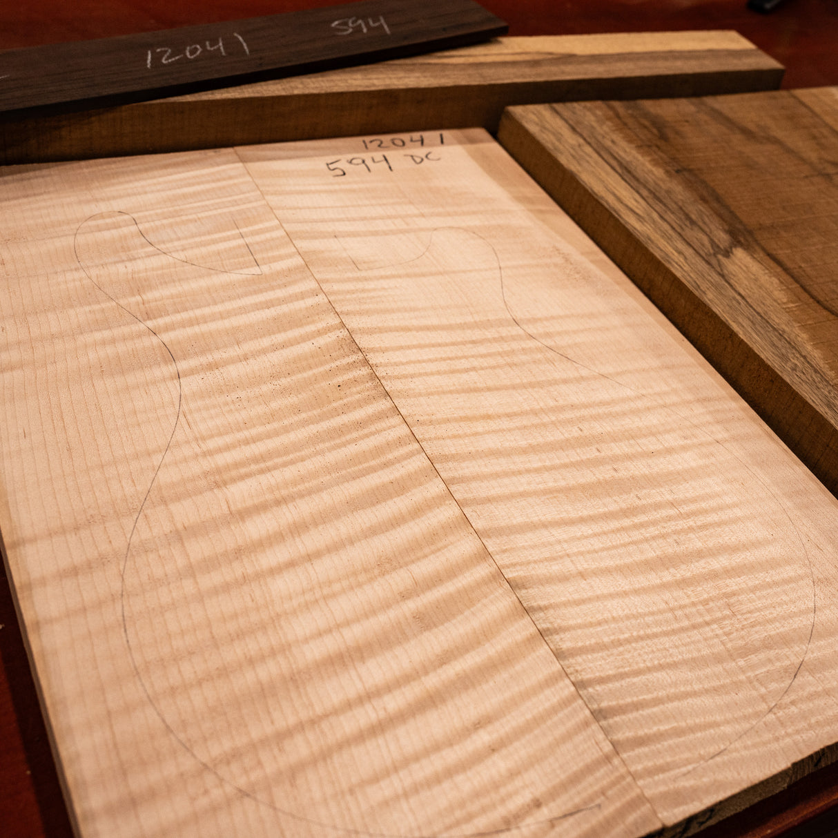 PRS Private Stock McCarty 594 Gold Foil Wings/Paua Body Purfling/Copper Foil Center Electric Guitar - #0409855