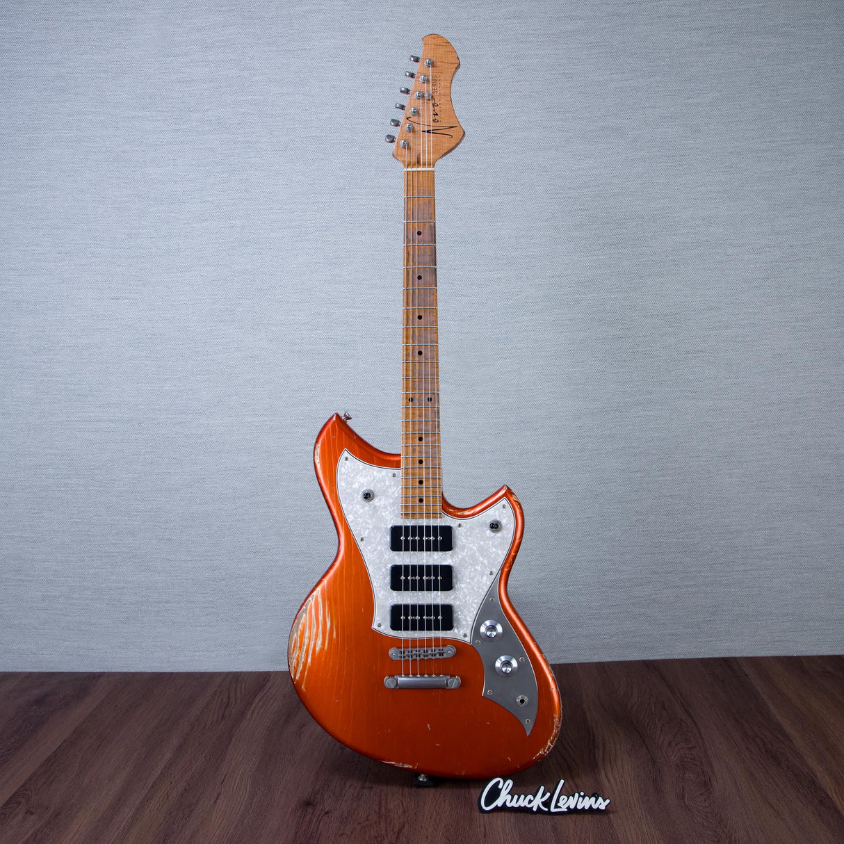 Novo Guitars Limited Edition Serus P2 Electric Guitar - Candy Apple Orange - #26627