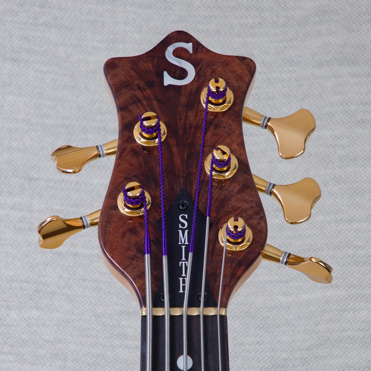 Ken Smith BSR-5TNE-FW Black Tiger Elite 5-String Electric Bass Guitar - Figured Walnut - #5TNE706526