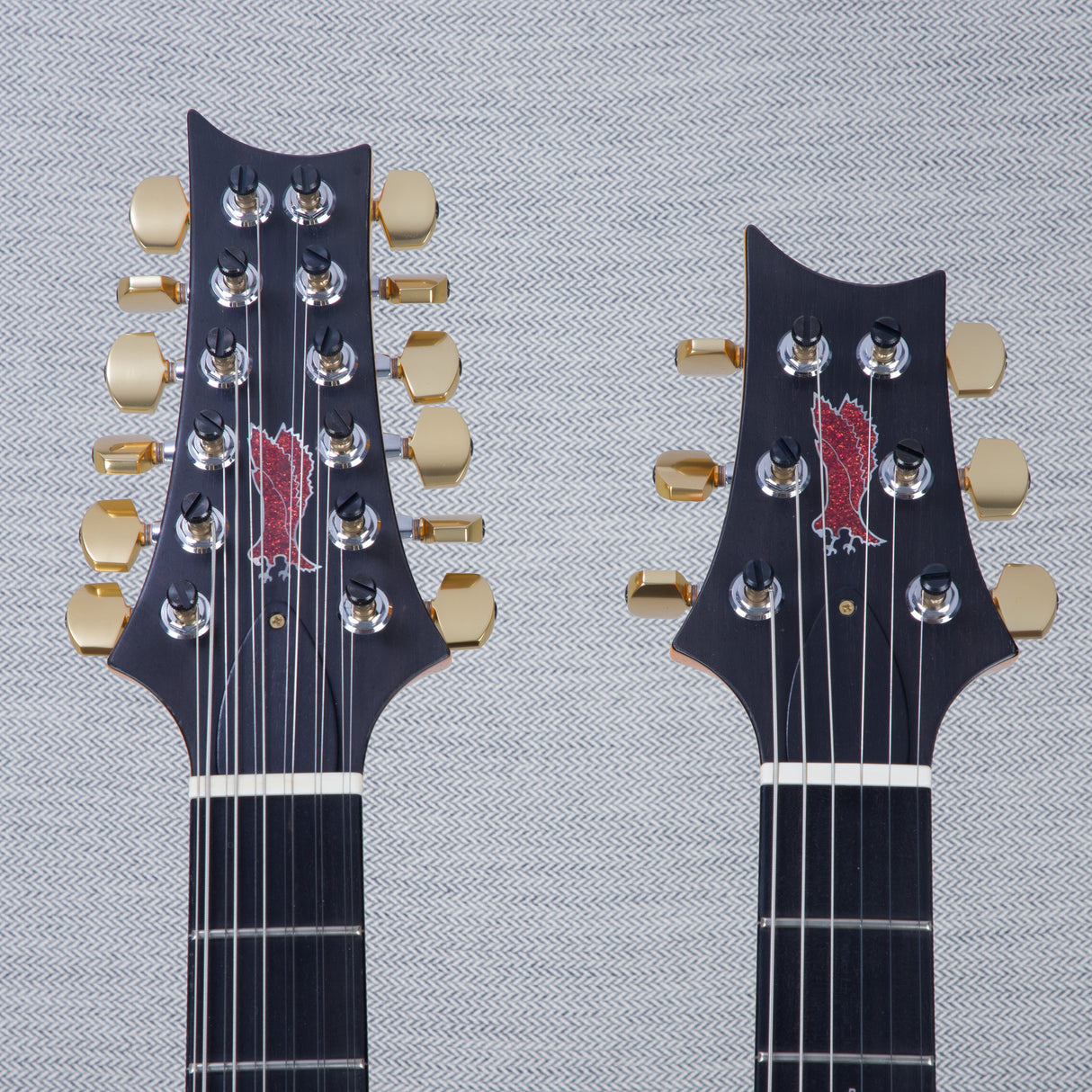 PRS Private Stock Custom 24 Double-Neck 6/12 String Electric Guitar - Indian Ocean Sunset Glow - #0384233