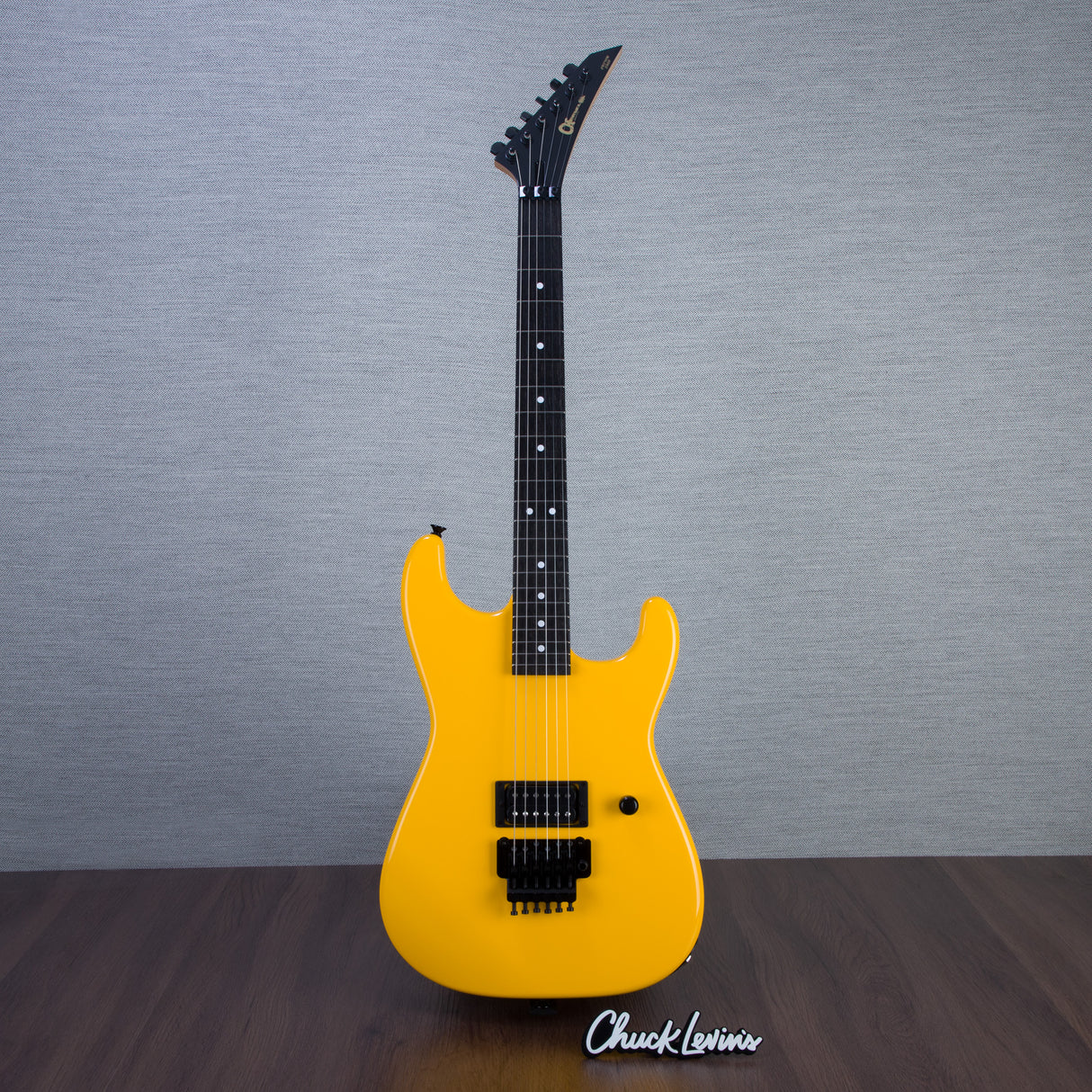 Charvel Custom Shop San Dimas 1H Floyd Rose Masterbuilt by “Big” Rob Knowles - Taxi Cab Yellow - #RK0087