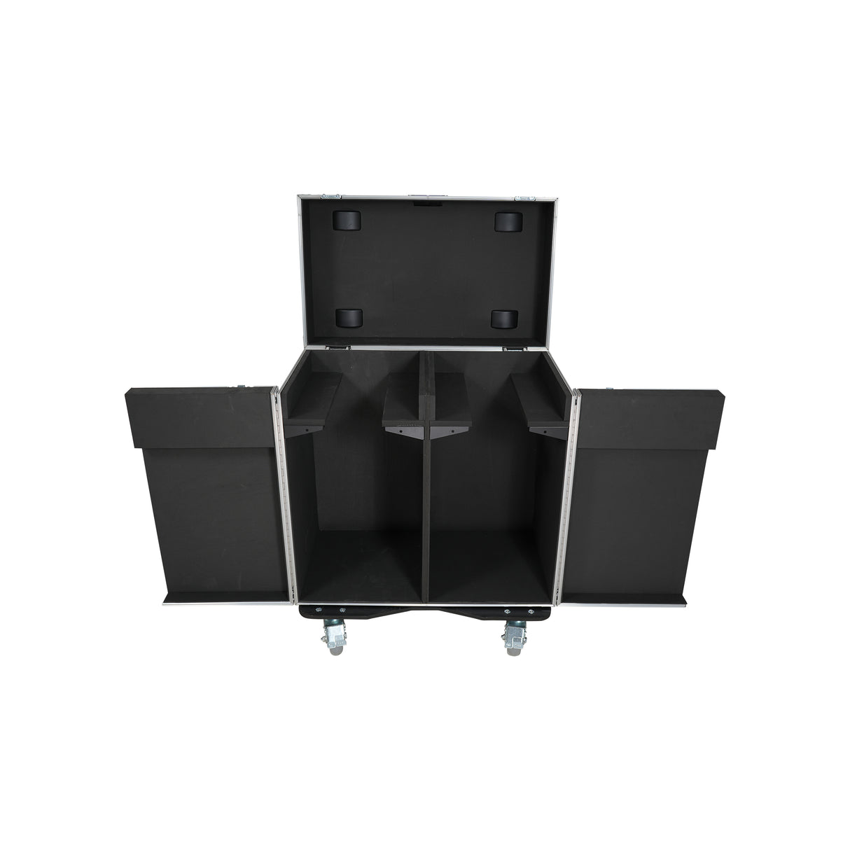 ProX XS-MH30WASHX2W for Two Moving Head Fixtures ATA Flight Style Road Case with Casters