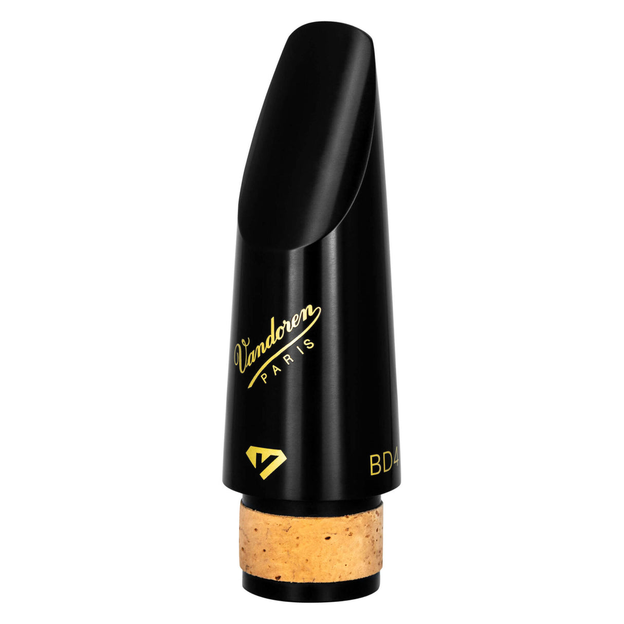 Vandoren CM1004 Black Diamond BD4 Bb Clarinet Mouthpiece - Traditional Beak