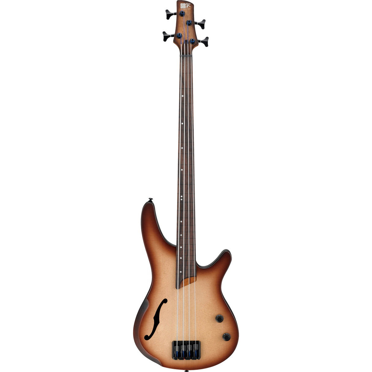Ibanez SRH500F-NNF Workshop 4 String Semi Hollow Body Bass - Natural Browned Burst