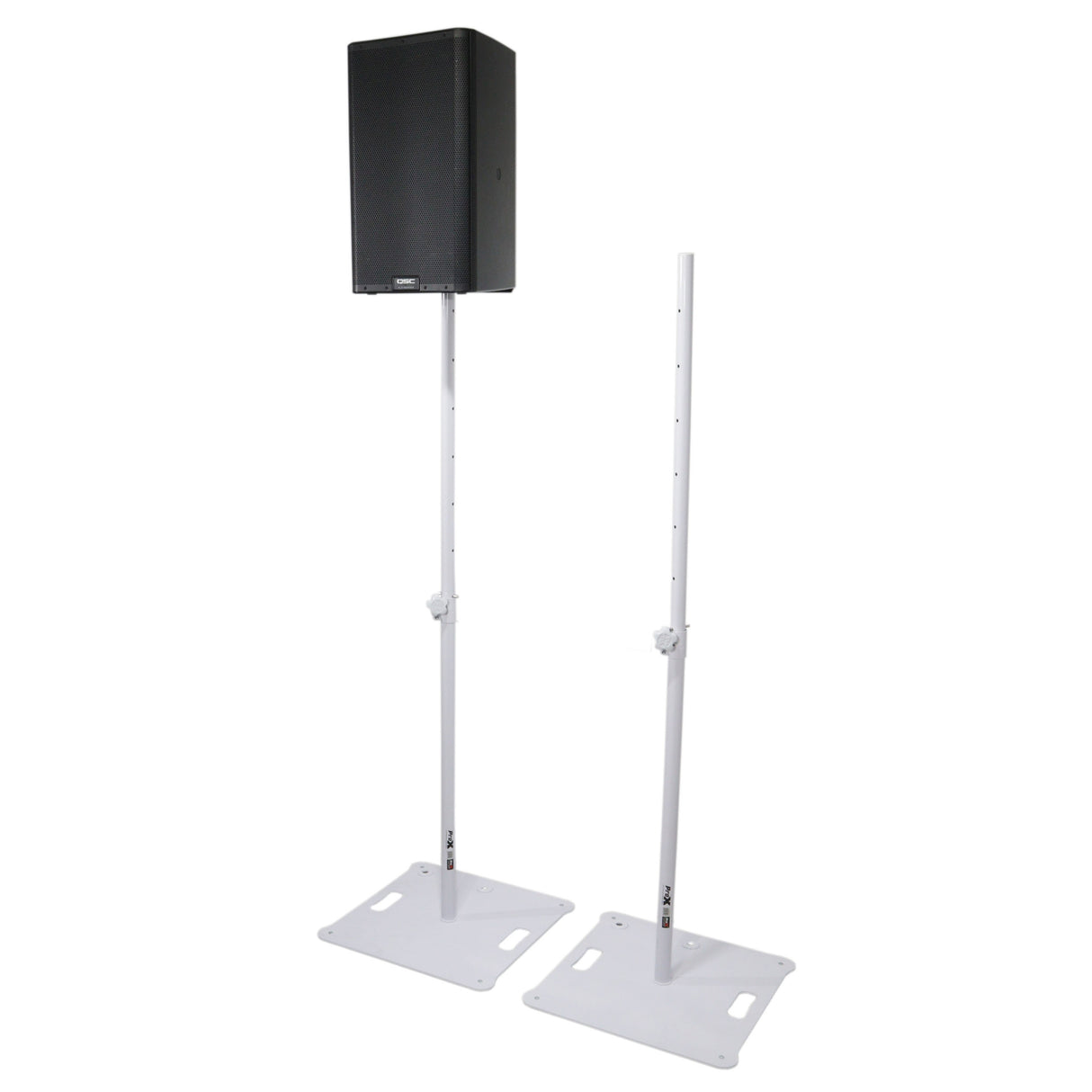 ProX X-POLARISWHX2 POLARIS Portable Speaker and Lighting Dual Stand Kit with Base Plate