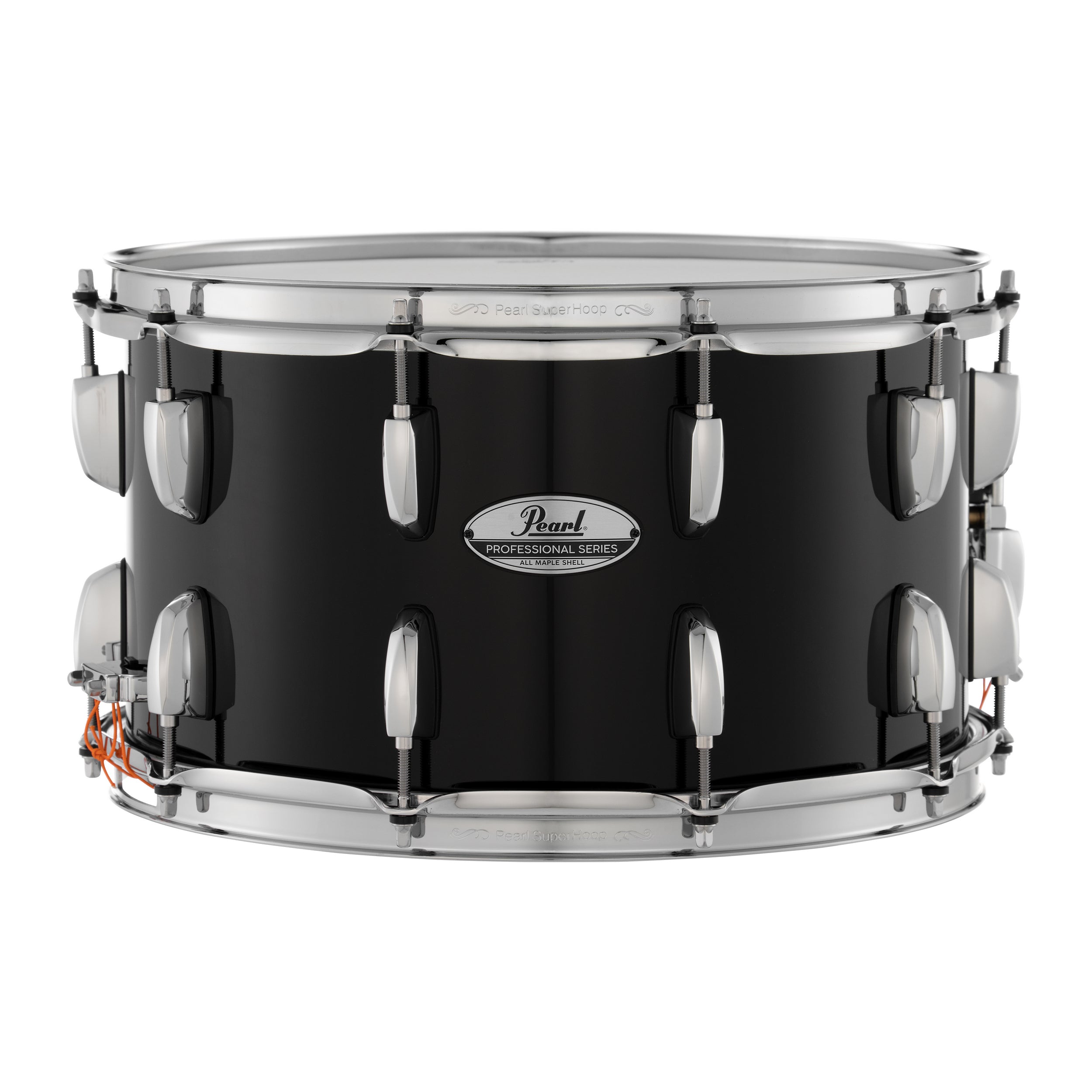 Pearl 8 x 14-Inch Professional Maple Snare Drum - Piano Black