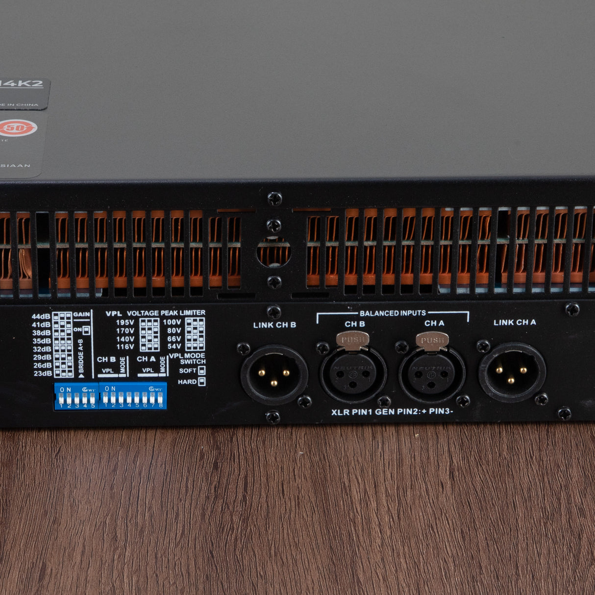 E11even EP-14K2 2-Channel 4400-Watt Power Amplifier - Blue - New