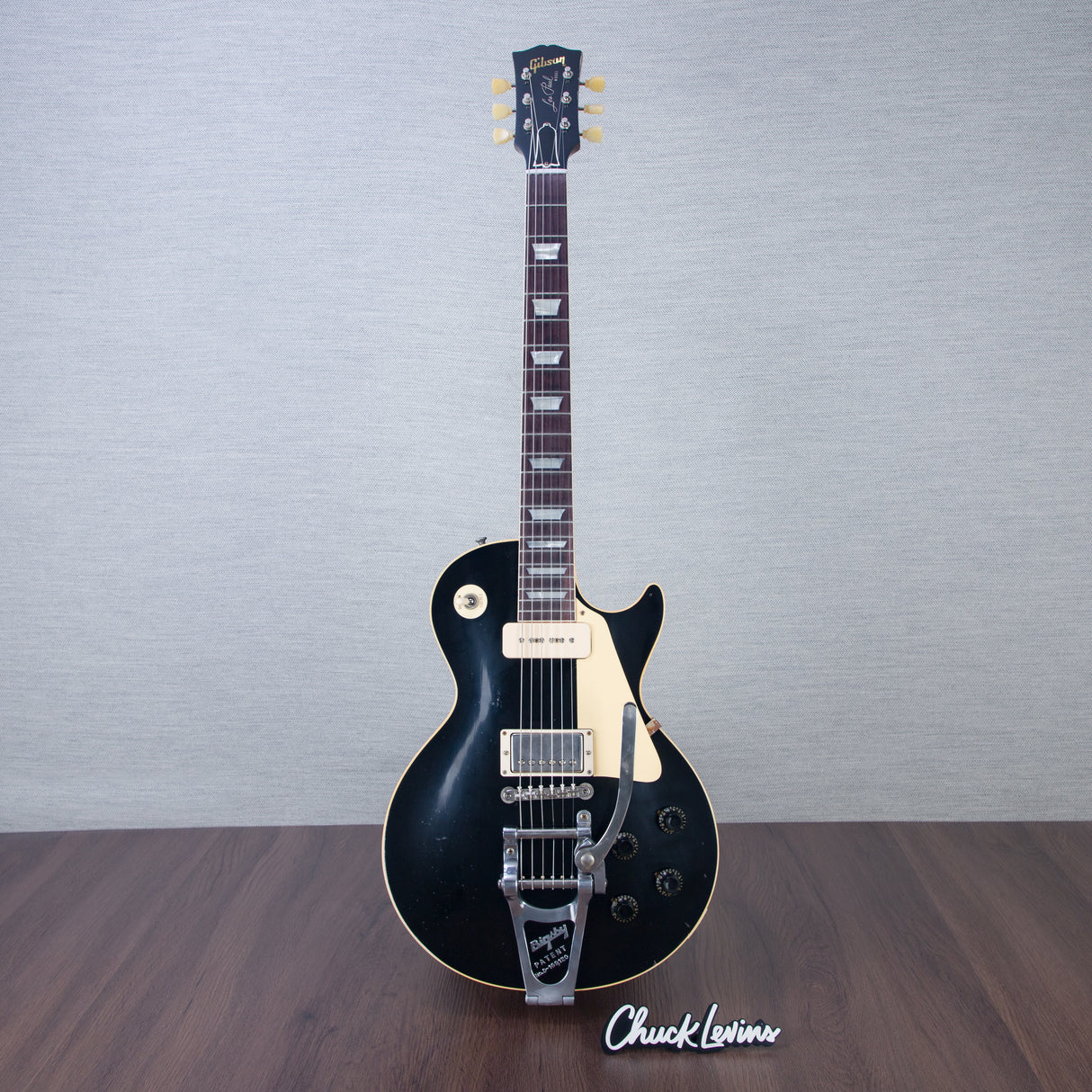 Gibson Custom Shop Dealer Select 1956 Gibson Les Paul Standard Electric Guitar - Ebony - #65018